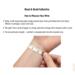 Bead & Braid Collective instructions on how to measure your wrist